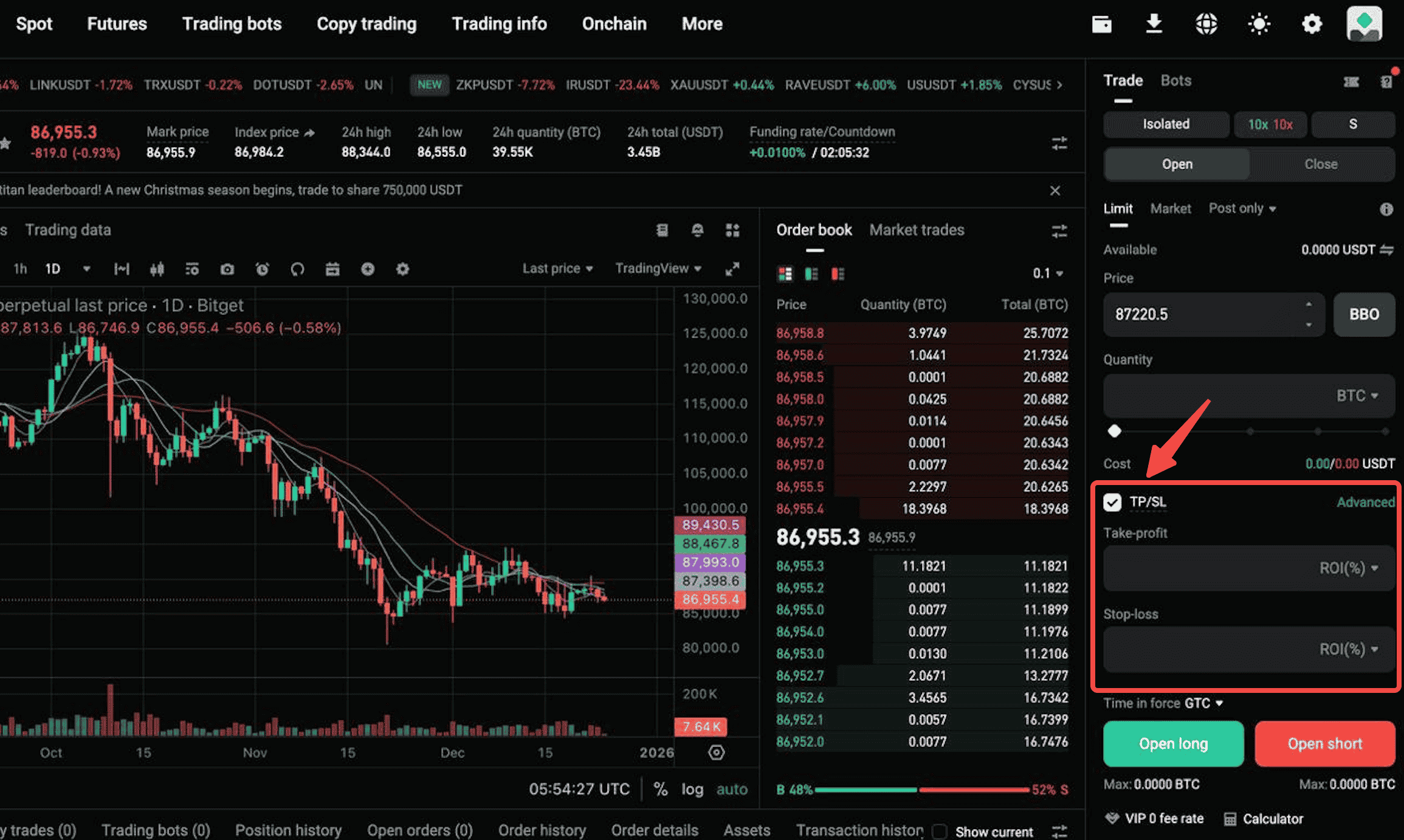 How to Set TP/SL in Futures Trading on Bitget? | Bitget Support Center