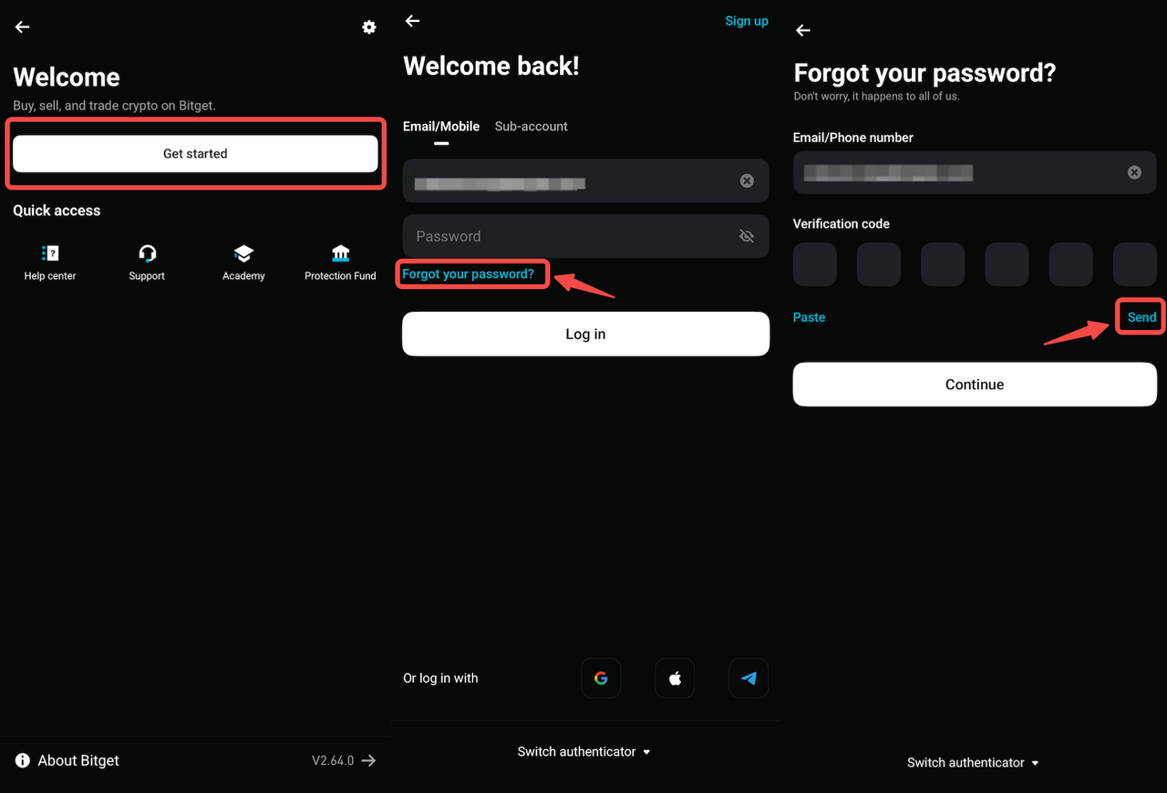 How to Reset My Bitget Account Password? - Mobile Guide | Bitget ...