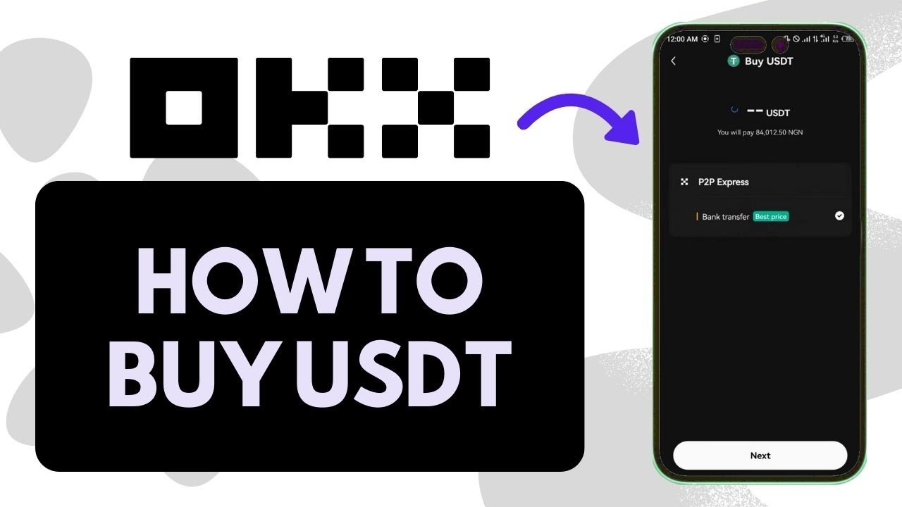 How to Buy USDT on OKX (Easy Step By Step) - YouTube