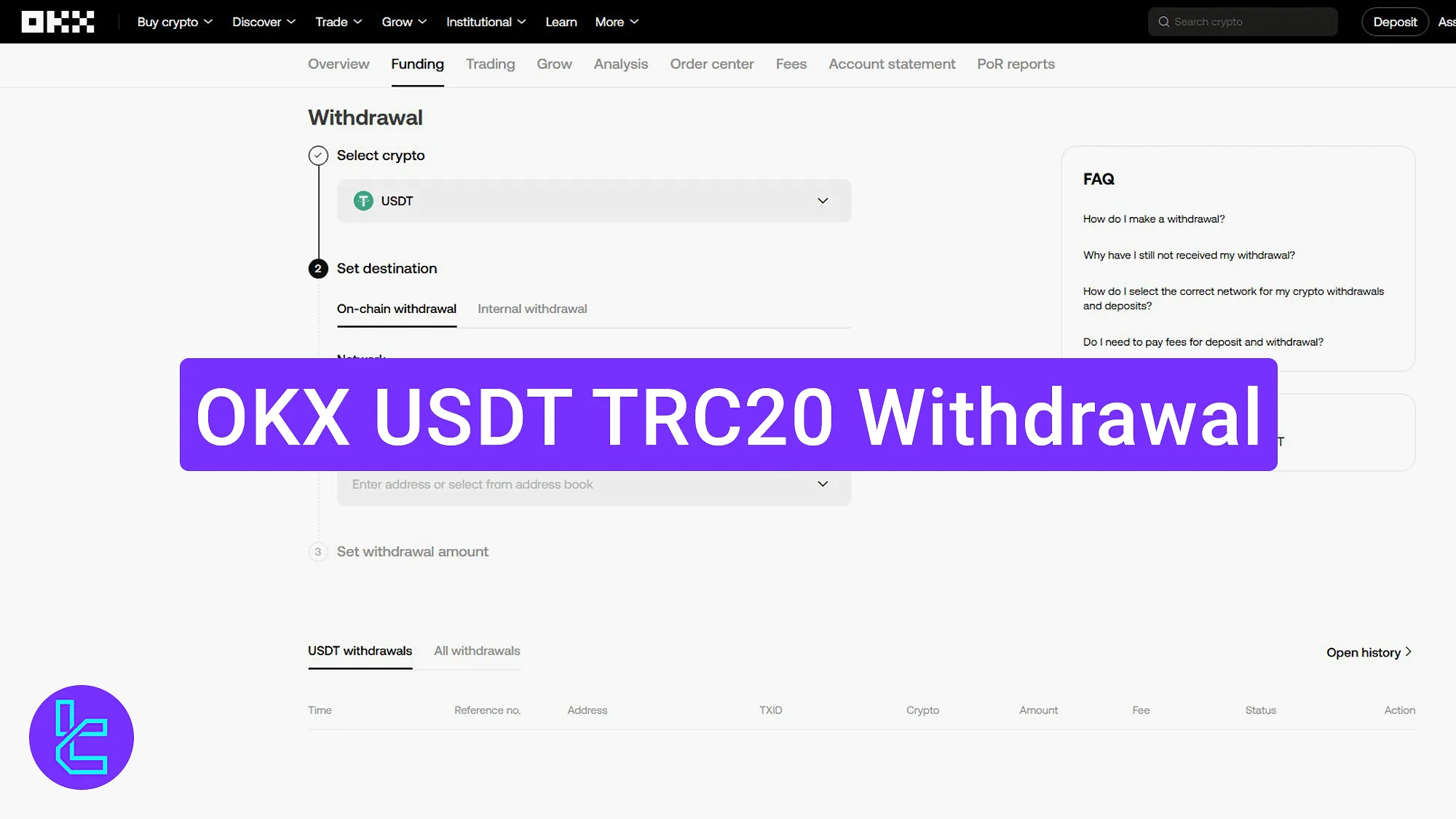 OKX USDT TRC20 Withdrawal 2026 – 2-Minute Cash-out Guide