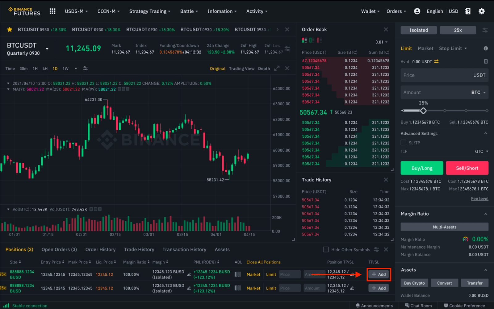 How to Use the TP/SL Split Target Feature on Binance Futures ...