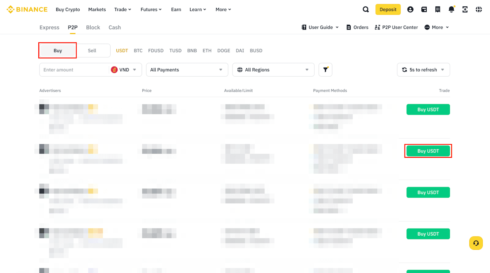How to Buy Cryptocurrency on the Binance P2P Website? | Binance