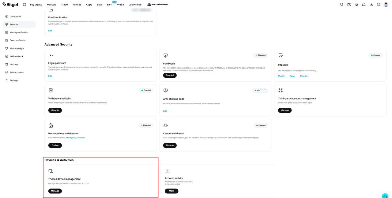 Bitget Account security best practices | Bitget Support Center
