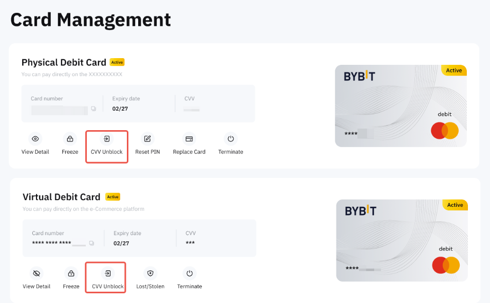Bybit Card Management And Settings Guidelines