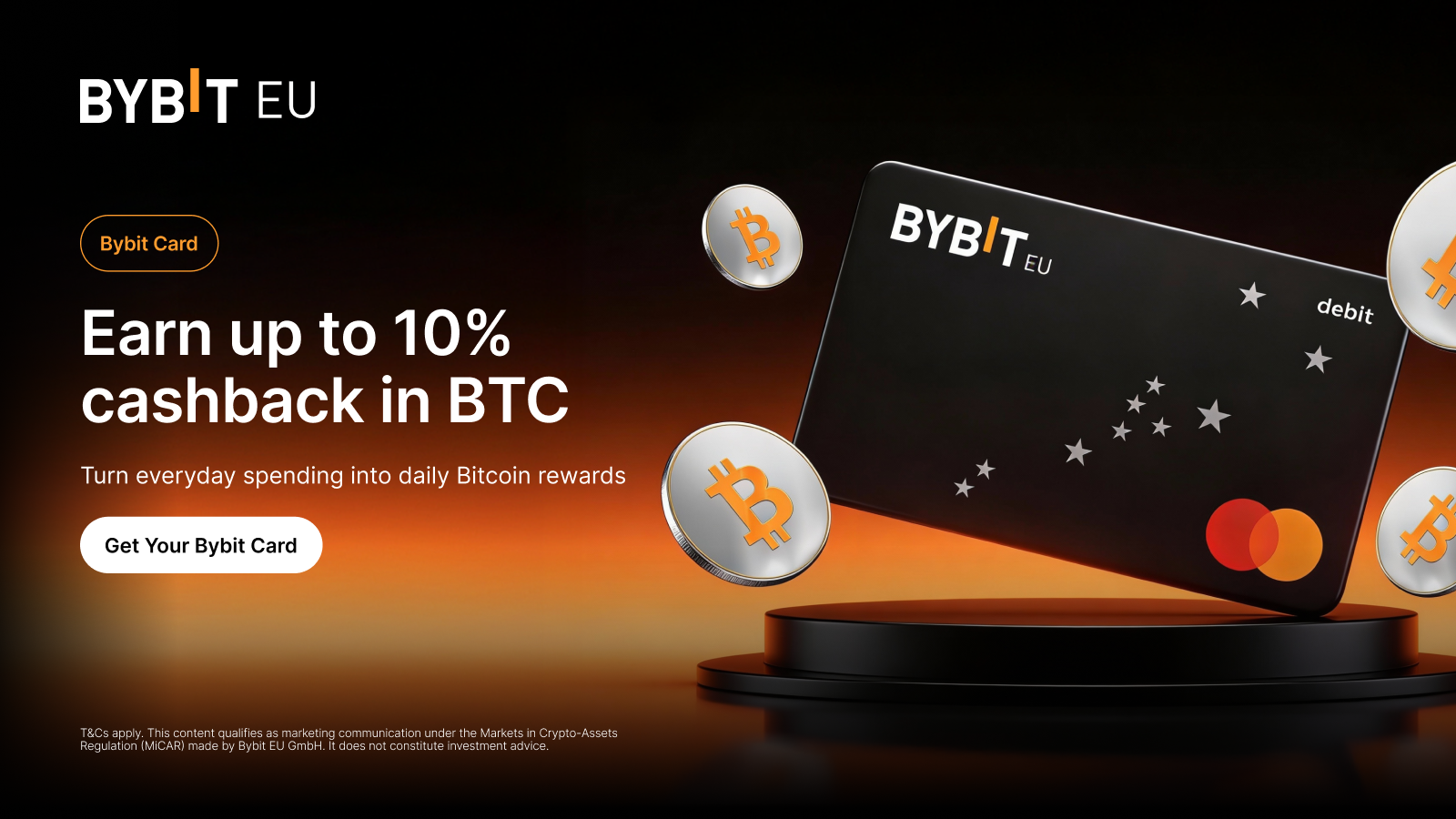 Bybit Announcement | Your Bybit Card Now Earns BTC Cashback!