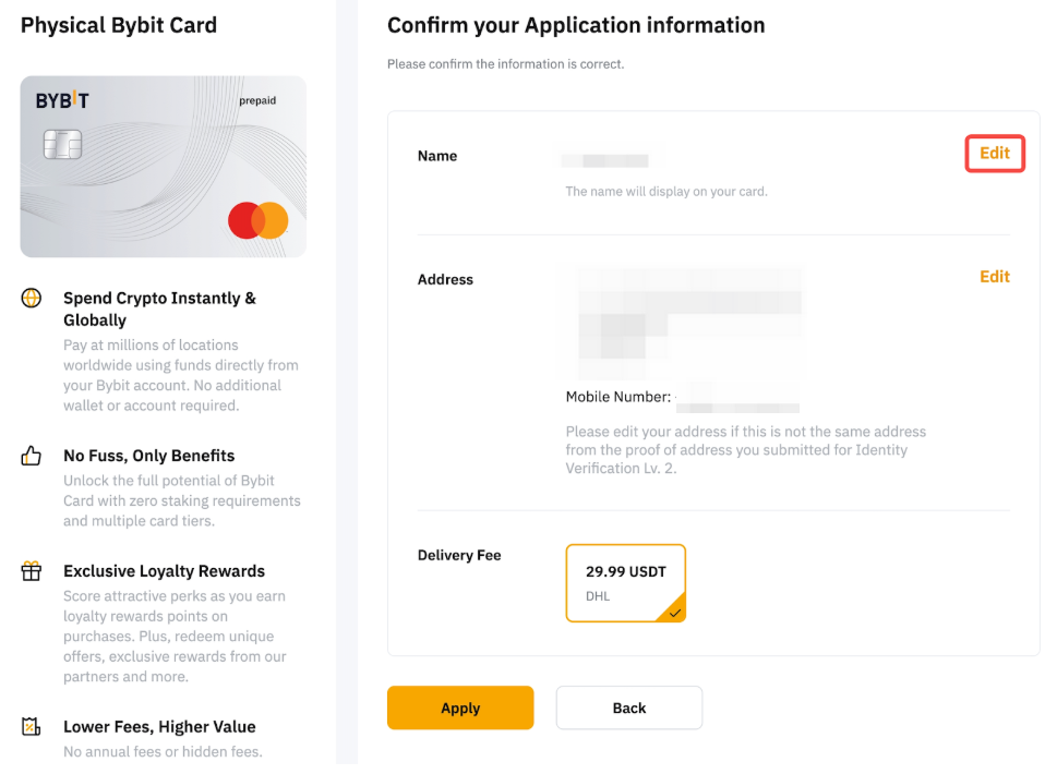 How to Apply for a Bybit Card (AIFC)